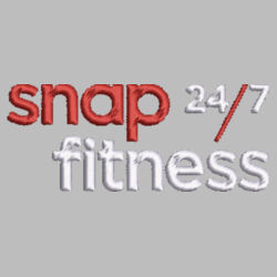 Snap Fitness - Heather 3-Stripes Block Sport Shirt Design