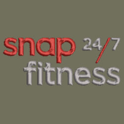 Snap Fitness - 12 Inch Knit Beanie - Red/Grey - Distressed Cap Design