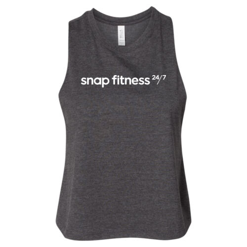 Snap Fitness - Women's Racerback Cropped Tank Thumbnail