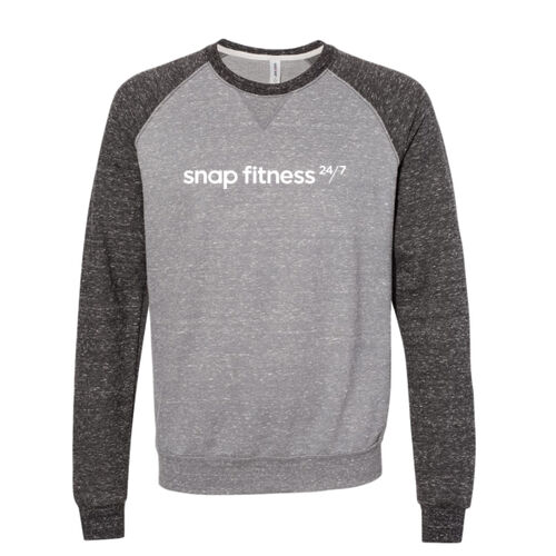 Snap Fitness - Snow Heather French Terry Crewneck Sweatshirt Thumbnail